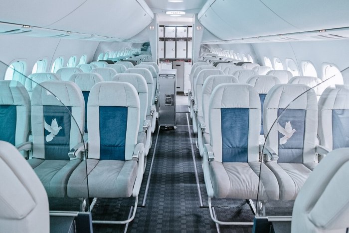 Самолет МС-21-300 салон