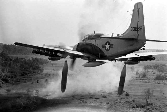 Douglas a-1 ''Skyraider''. Вьетнам