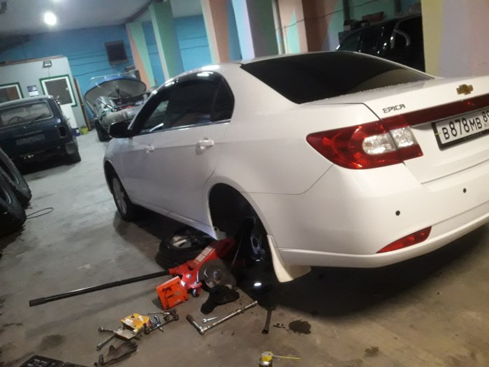 Chevrolet Epica задняя подвеска