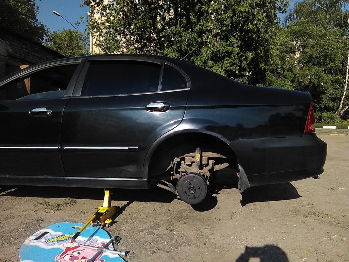 Chevrolet Epica задняя подвеска