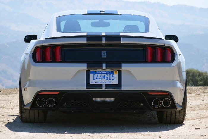 Форд Мустанг gt 500 сзади