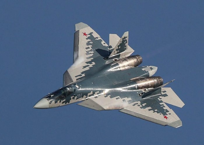 Су-57 реактивный самолёт