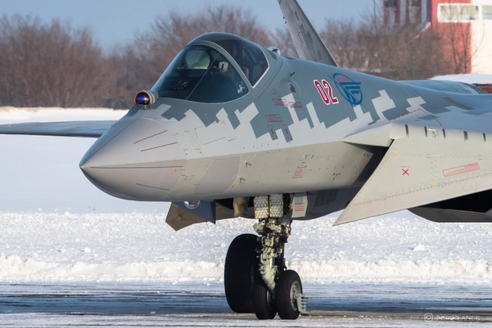 Су-57 шасси