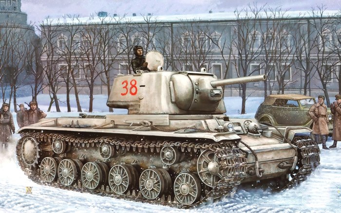 Советский танк кв-1