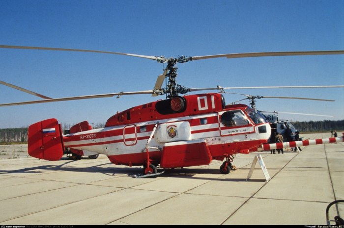 Пожарный вертолет ми-8