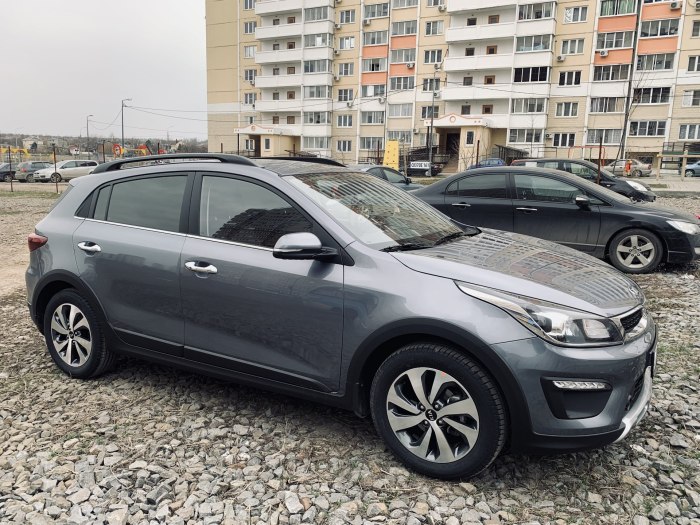Kia Rio x темно серый металлик
