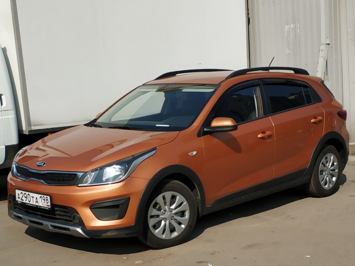 Kia Rio x коричневый