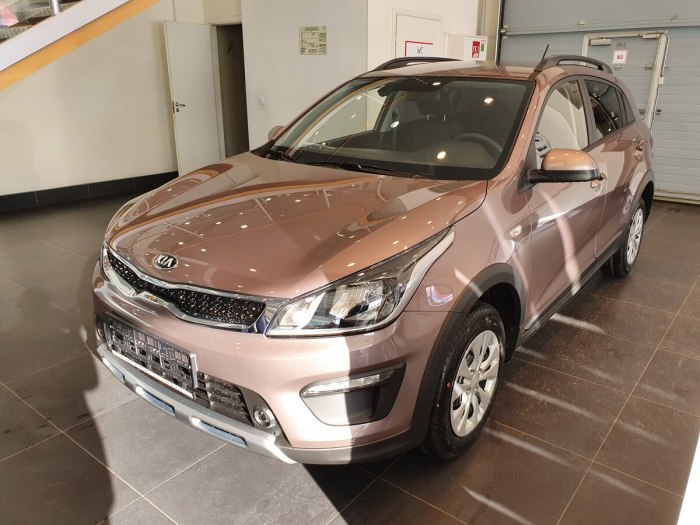 Kia Rio x коричневый