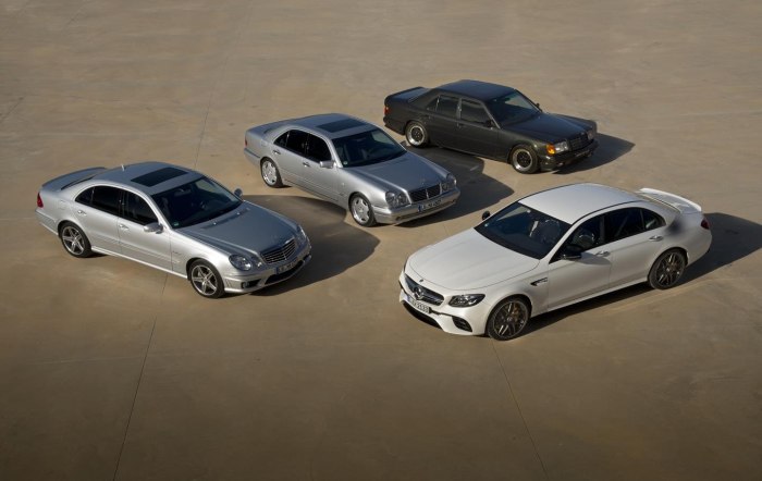 Эволюция Mercedes Benz е class