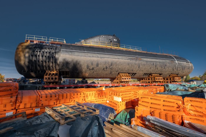 Подводная лодка в Кронштадте музей к-3