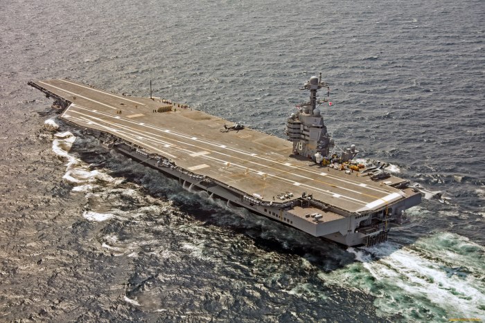 Авианосец USS Gerald r. Ford