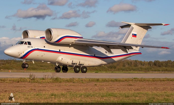 Самолет Чебурашка АН 72