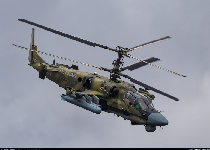 Вертолёт к-52 Аллигатор