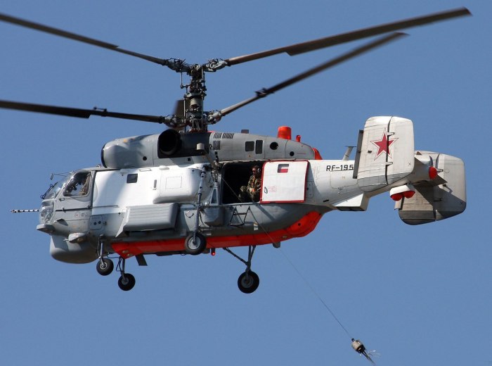 Вертолет ВМФ ка-27