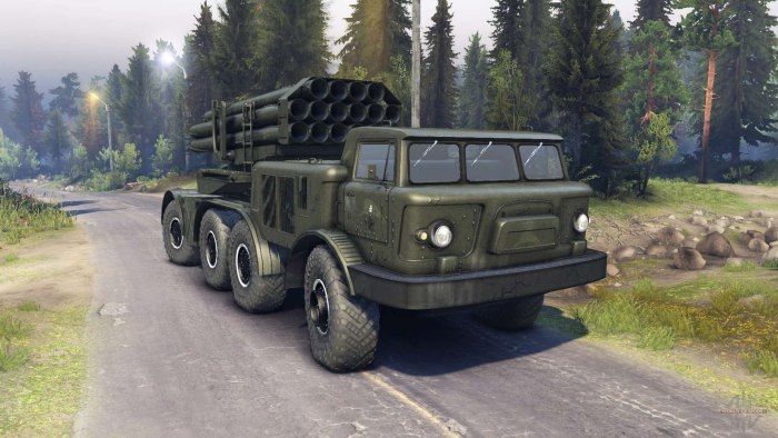 Военный тягач ЗИЛ 135