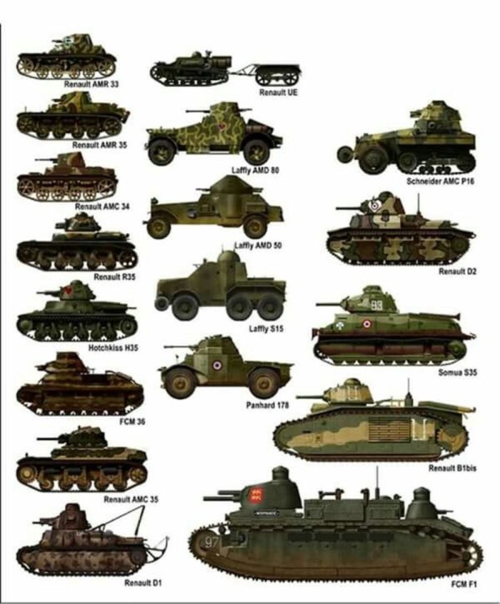 Французские танки 1940