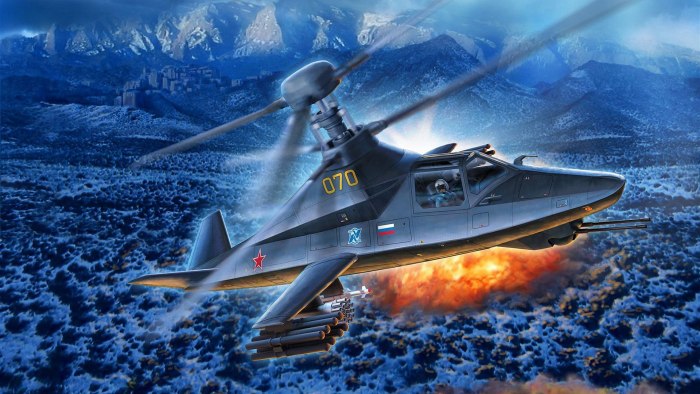 Вертолёт ка-58 Аллигатор