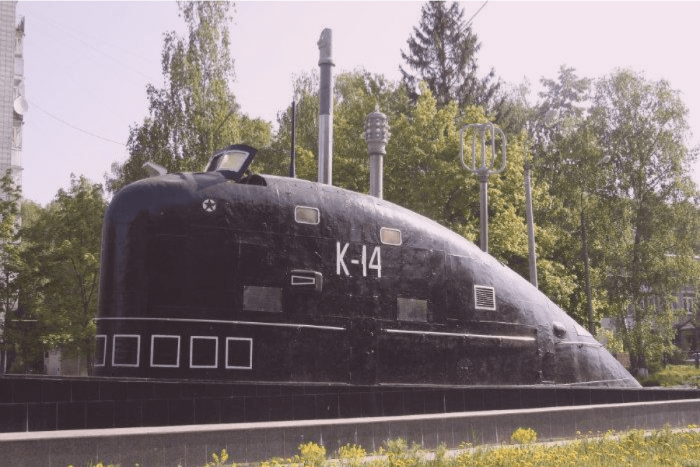 Памятник подводной лодке Обнинск