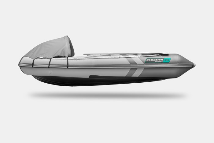 Тент стояночный с креплениями для лодок Gladiator e420 Pro