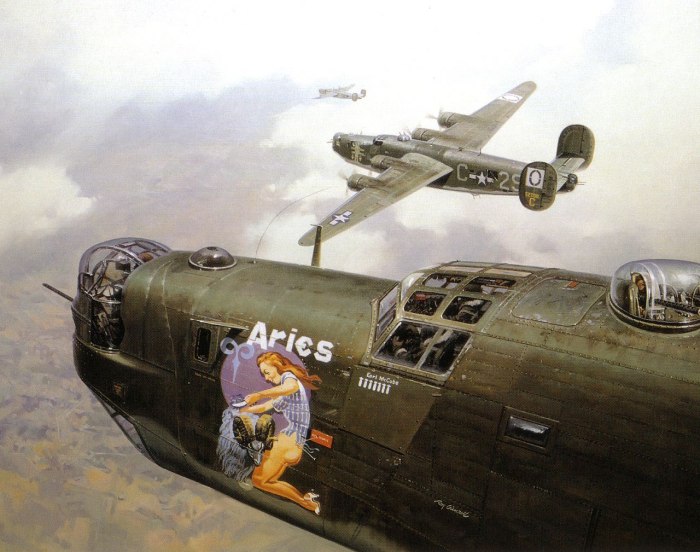 Consolidated b-24 Liberator бомбардировщик