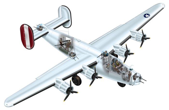 Consolidated b-24 Liberator бомбардировщик