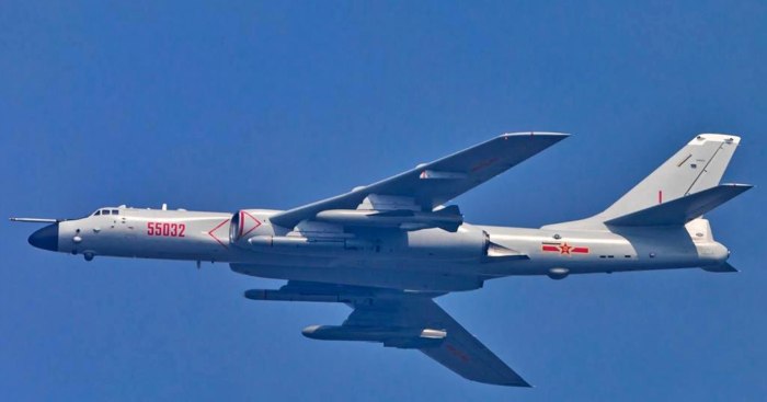 Китайский бомбардировщик h-6n