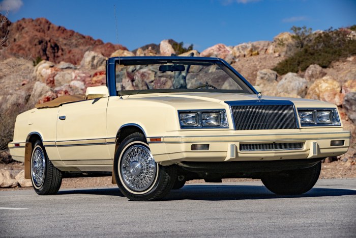 LEBARON Chrysler 1989