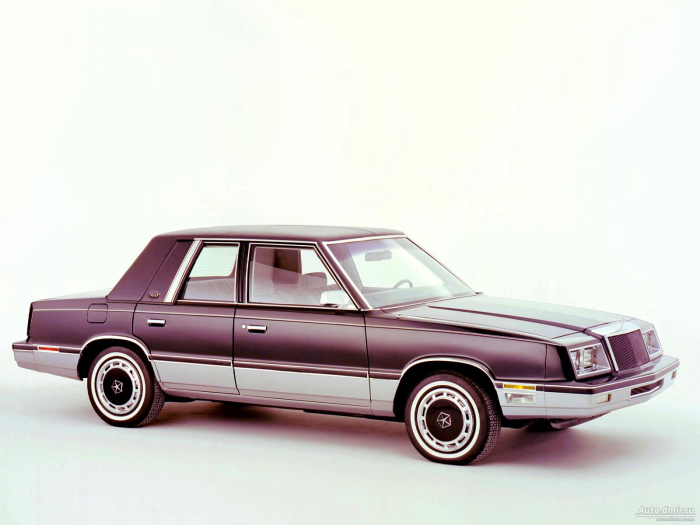 Chrysler LEBARON 1982