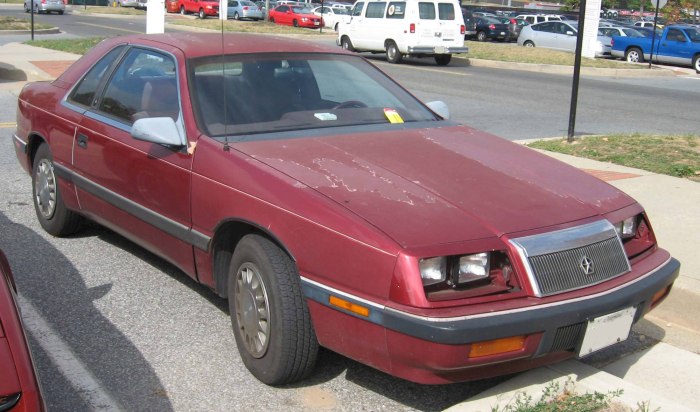 Chrysler le Baron 1988 седан