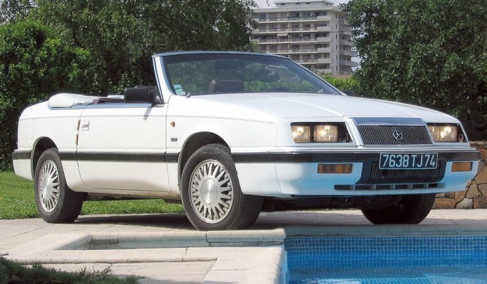 LEBARON Chrysler 1989