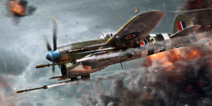 Hawker Typhoon самолет