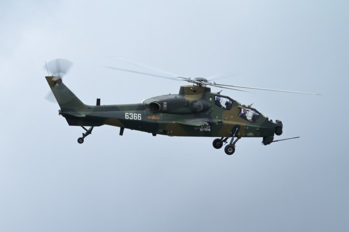 Китайский ударный вертолет WZ-10