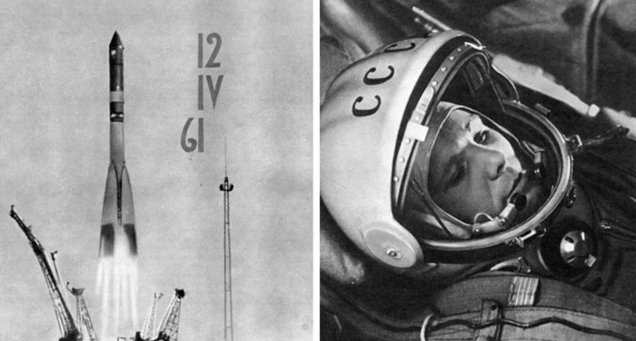 Юрий Гагарин 1961 Восток