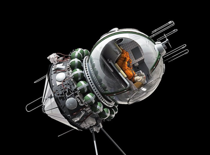 Восход-1 космический корабль Гагарин