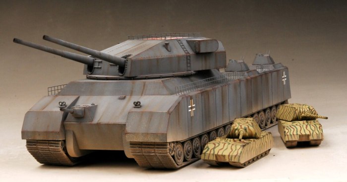 Сверхтяжелый танк p 1000 «Ratte»(