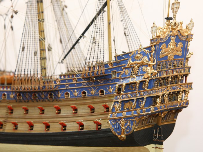 Модель парусника "le Soleil Royal. 1669"
