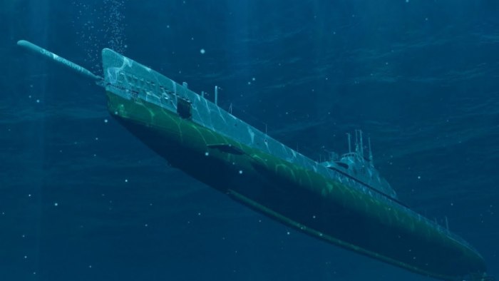 Подводная лодка од водой