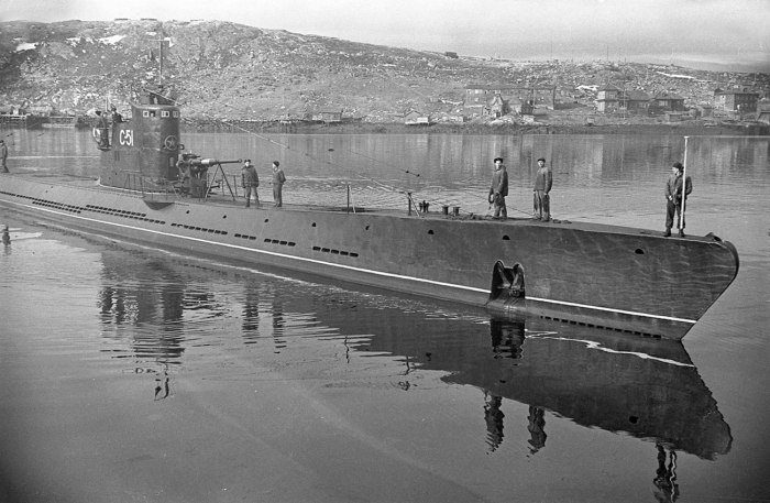 Советская подводная лодка ВОВ