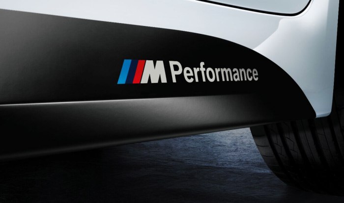 Наклейка m Performance BMW