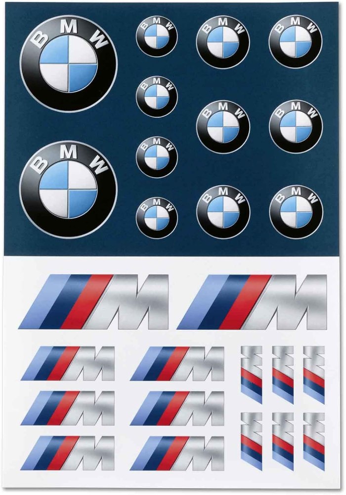 Значки BMW для наклейки