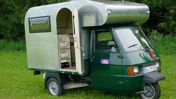 Piaggio Ape 50 кемпер