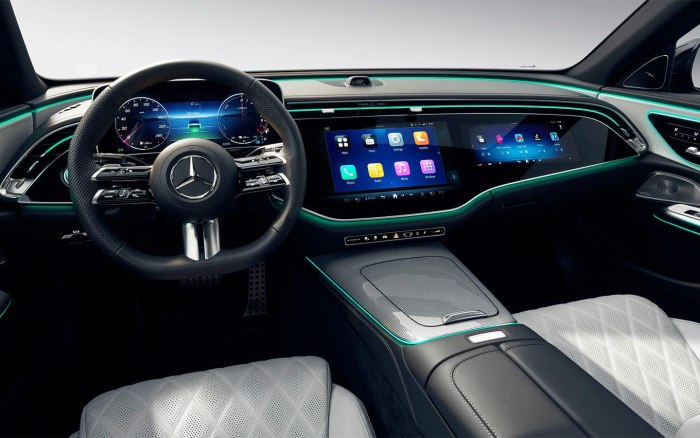 Mercedes e class 2024 салон