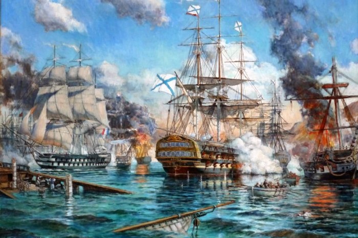 Наваринское сражение 1827 Айвазовский