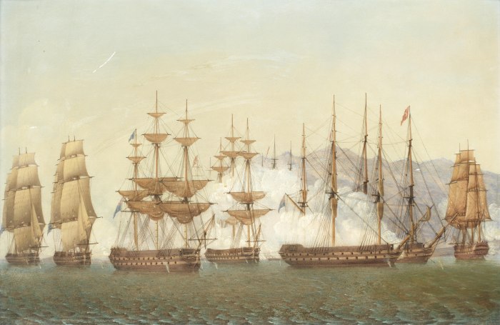 Наваринское сражение 1827 Айвазовский