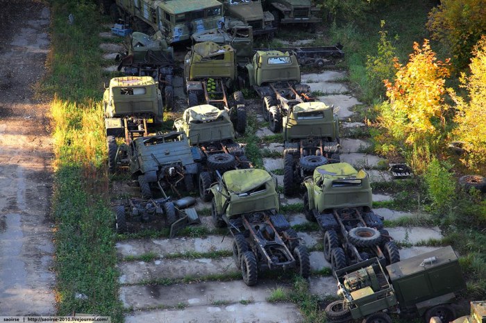 Кладбище военной техники в России