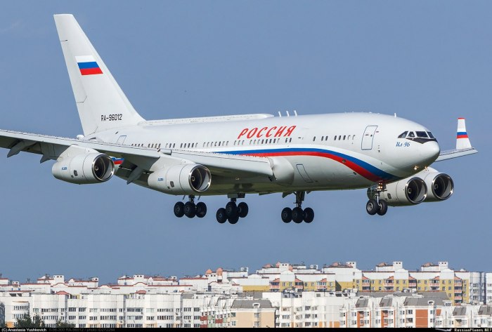 Президентский самолёт ил-96-300пу