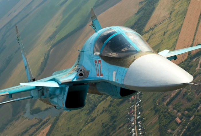 Су-34 двухдвигательный реактивный самолёт