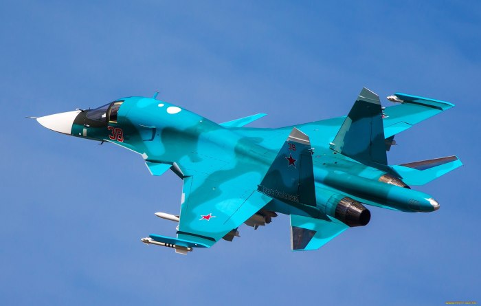 Су-34 двухдвигательный реактивный самолёт