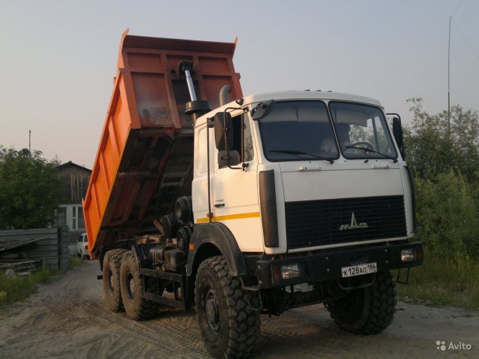 Самосвал МАЗ 6517x9