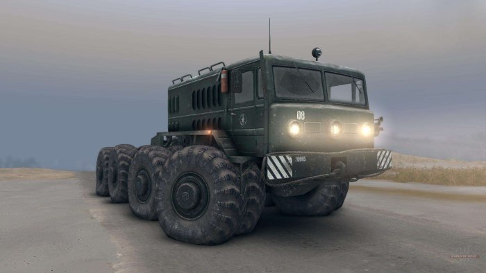 МАЗ военный тягач 537
